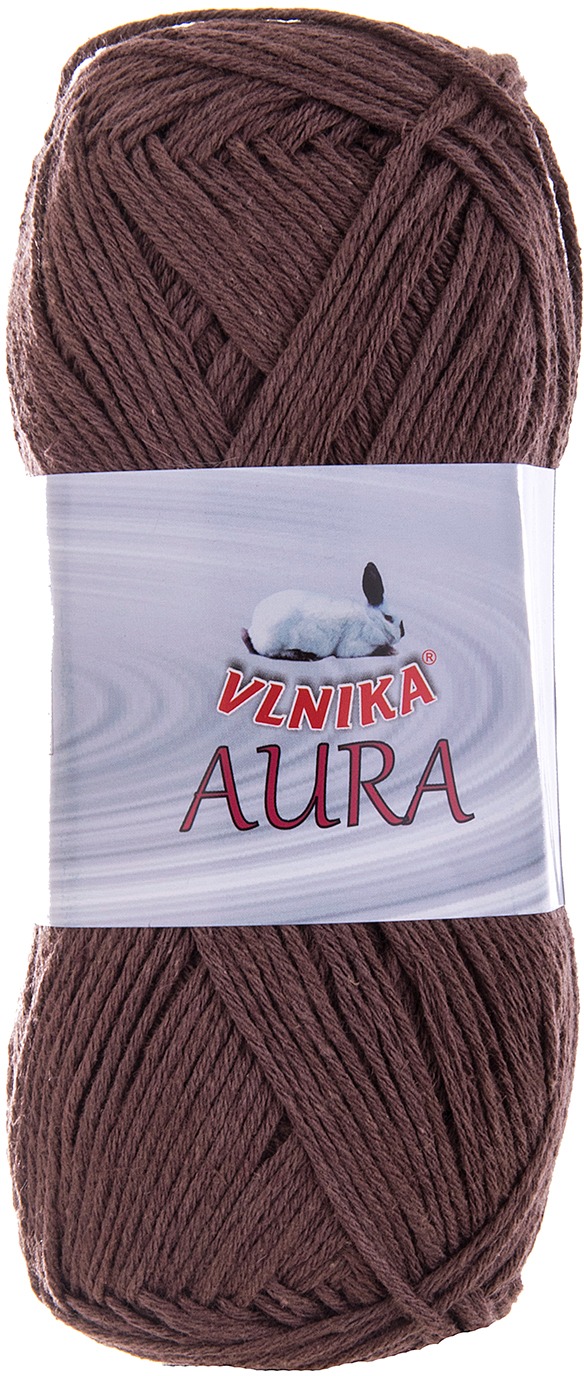 VLNIKA Příze Aura 100 g - 907 hnědá