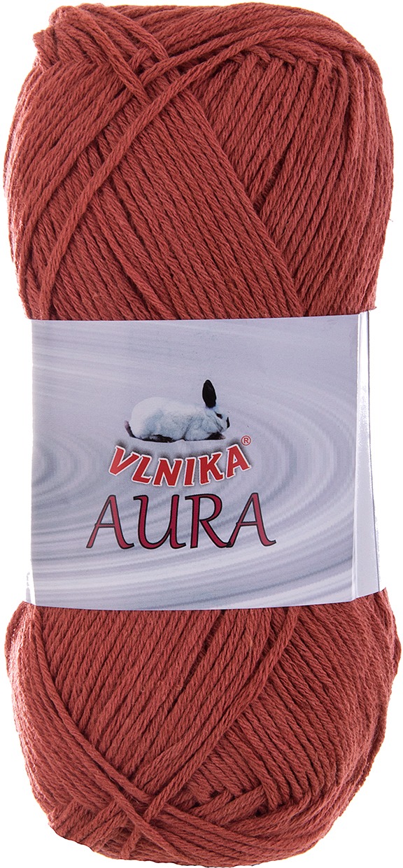 VLNIKA Příze Aura 100 g - 908 cihlová