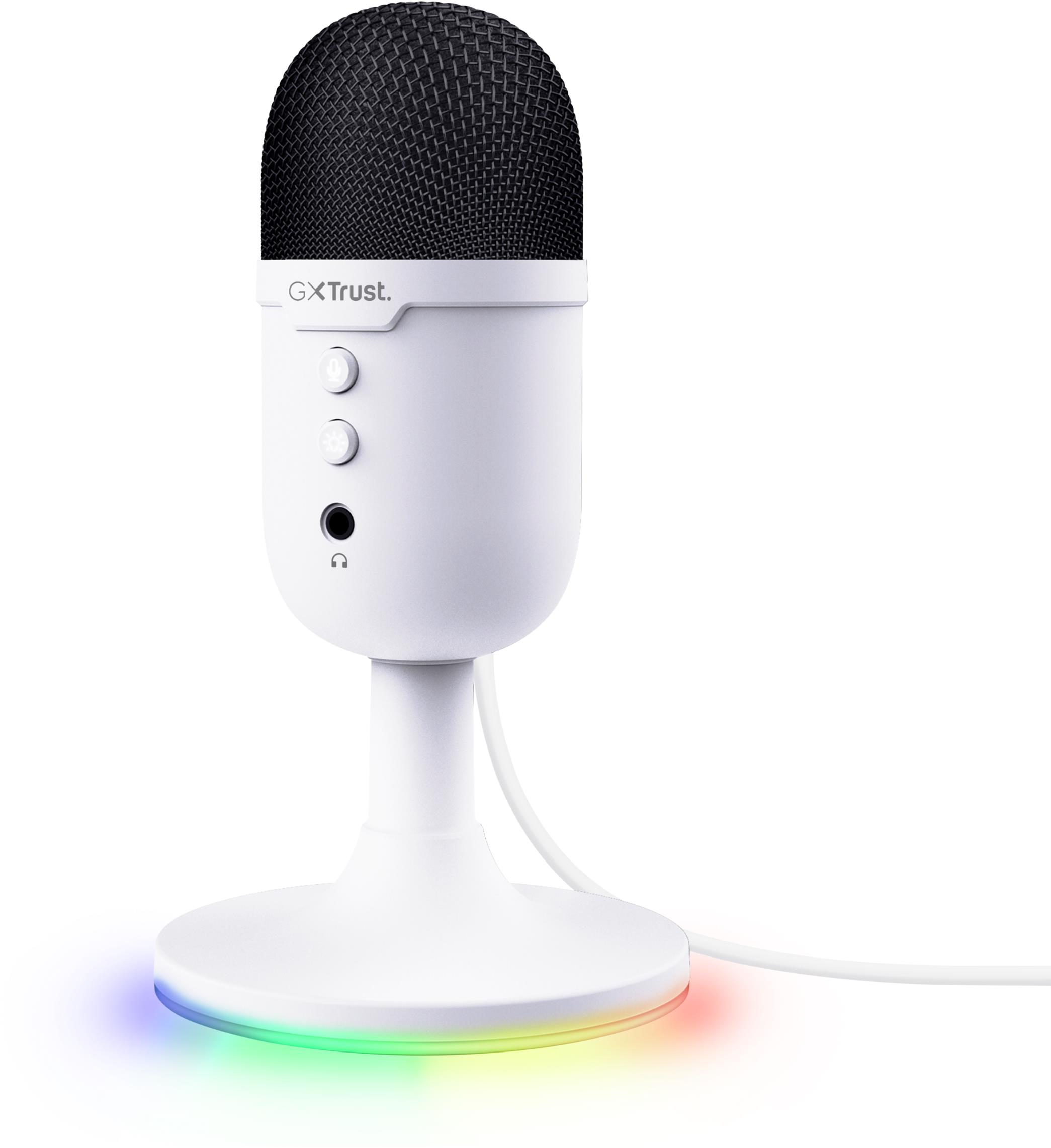 Trust GXT234W YUNIX USB Microphone White - bílá