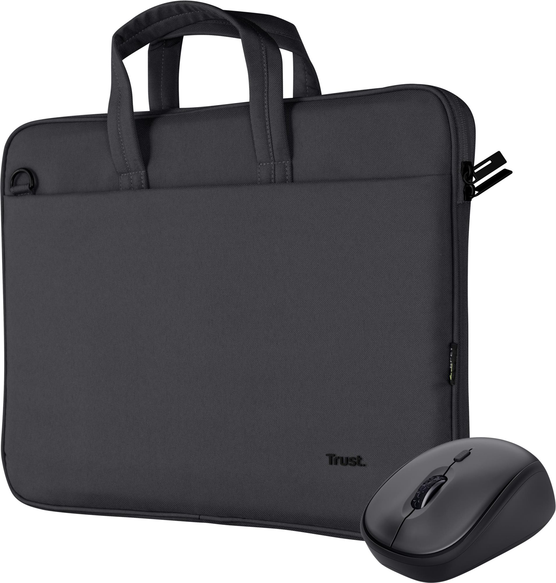Trust BOLOGNA Bag And Mouse Set Black - černá