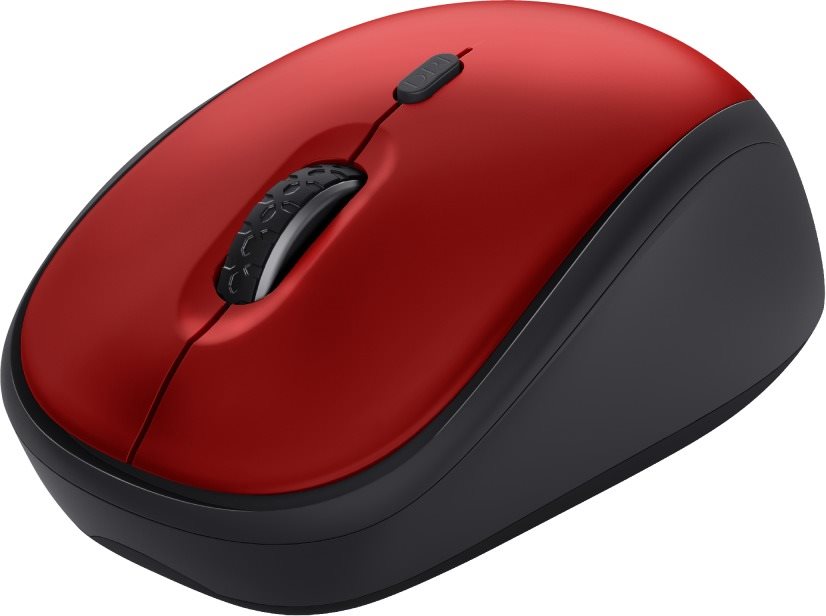 Trust YVI+ Wireless Mouse Eco Red - červená
