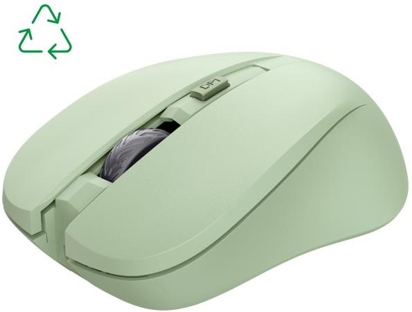 Trust MYDO Silent Wireless Mouse Green - zelená