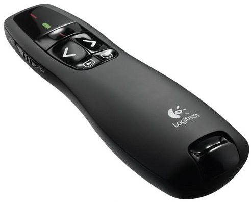 Logitech Wireless Presenter R400 - komfortní a spolehlivý prezentátor.