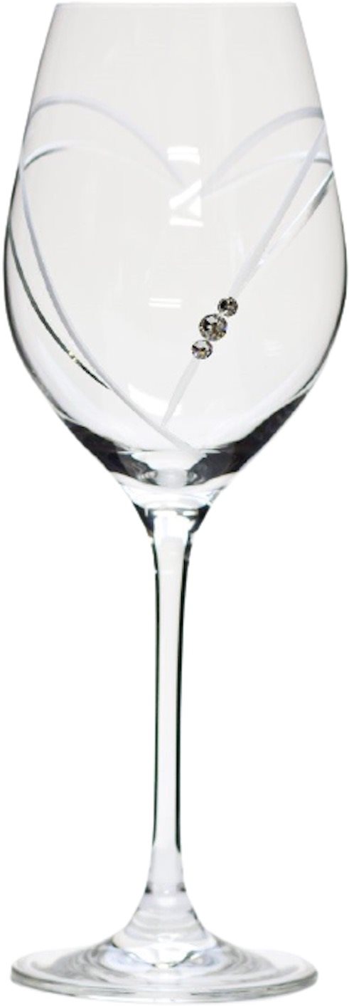 B.BOHEMIAN Svatební skleničky 360 ml HEARTS 2 ks