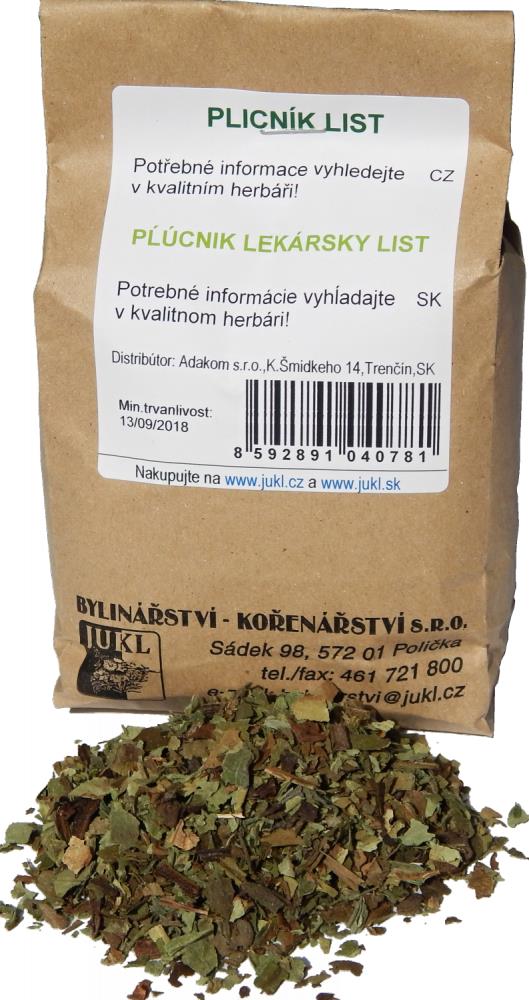 JUKL Plicník list 50 g