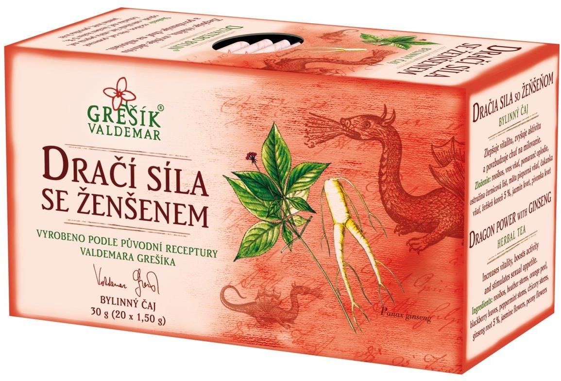 Grešík Valdemar Dračí síla se ženšenem 20 n.s.