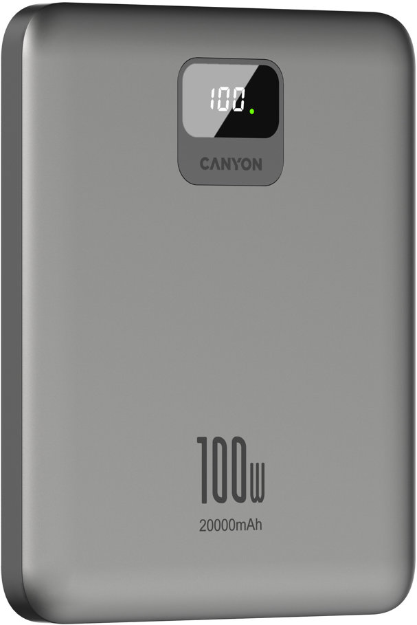 Canyon PB-2008, 20000 mAh, dark grey
