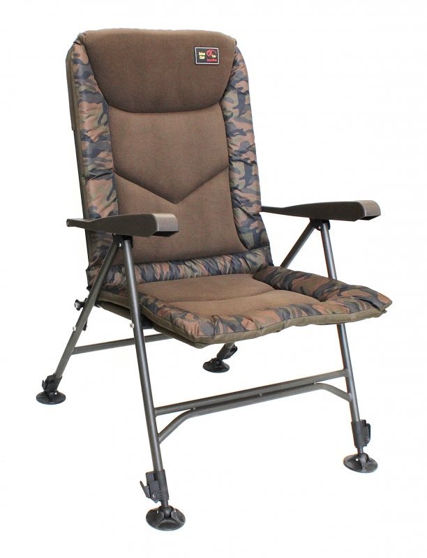Kempingové křeslo zfish deluxe camo chair
