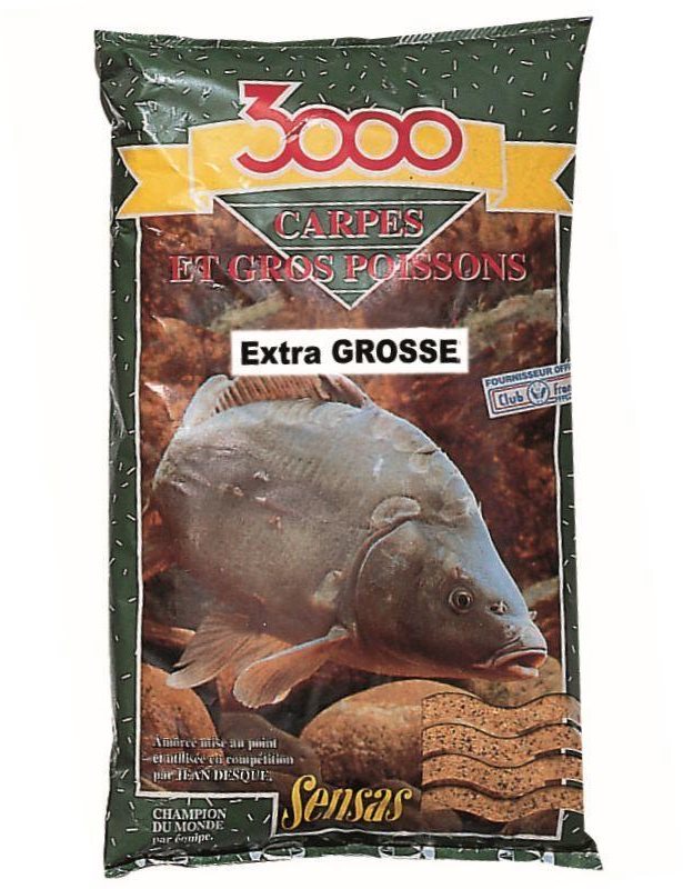 Sensas 3000 Carpes Extra Gros 1kg