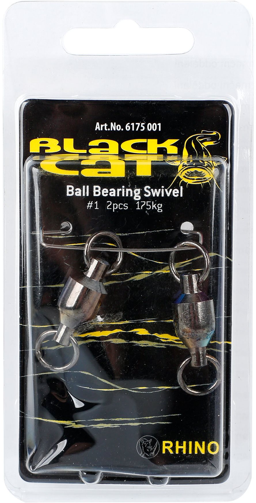 Black Cat Ball Bearing Swivel Velikost 1 175kg 2ks