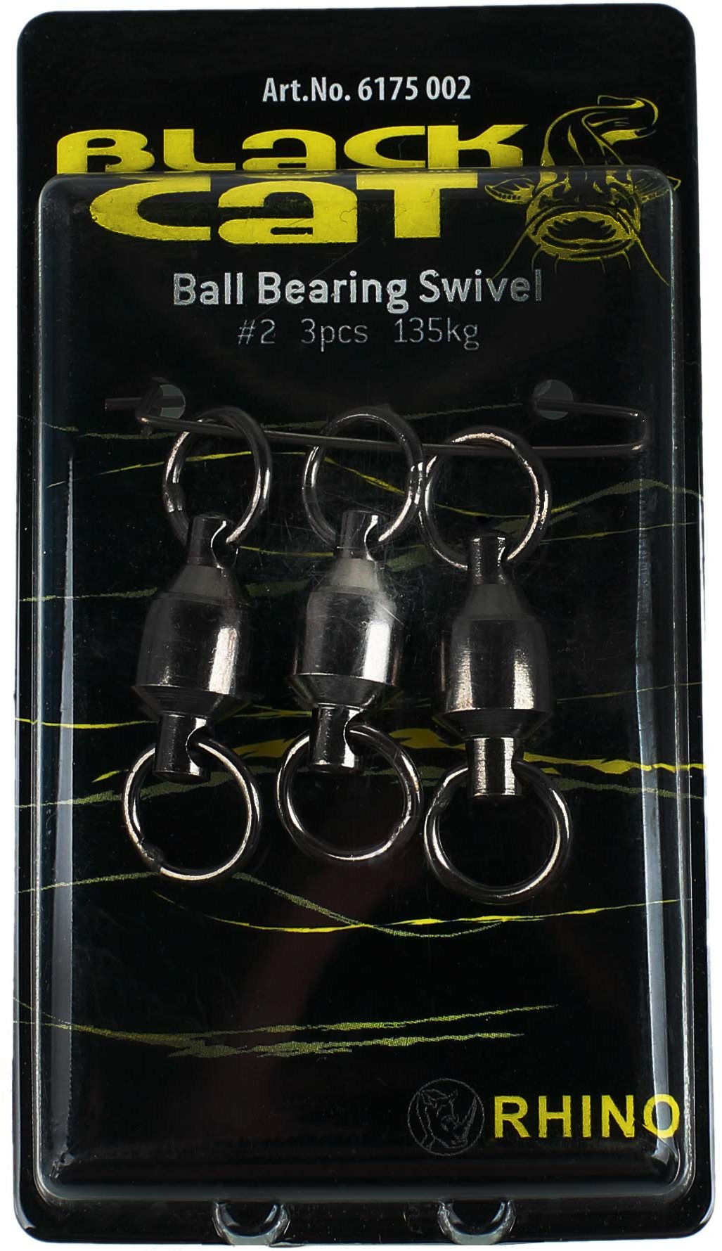 Black Cat Ball Bearing Swivel Velikost 2 135kg 3ks