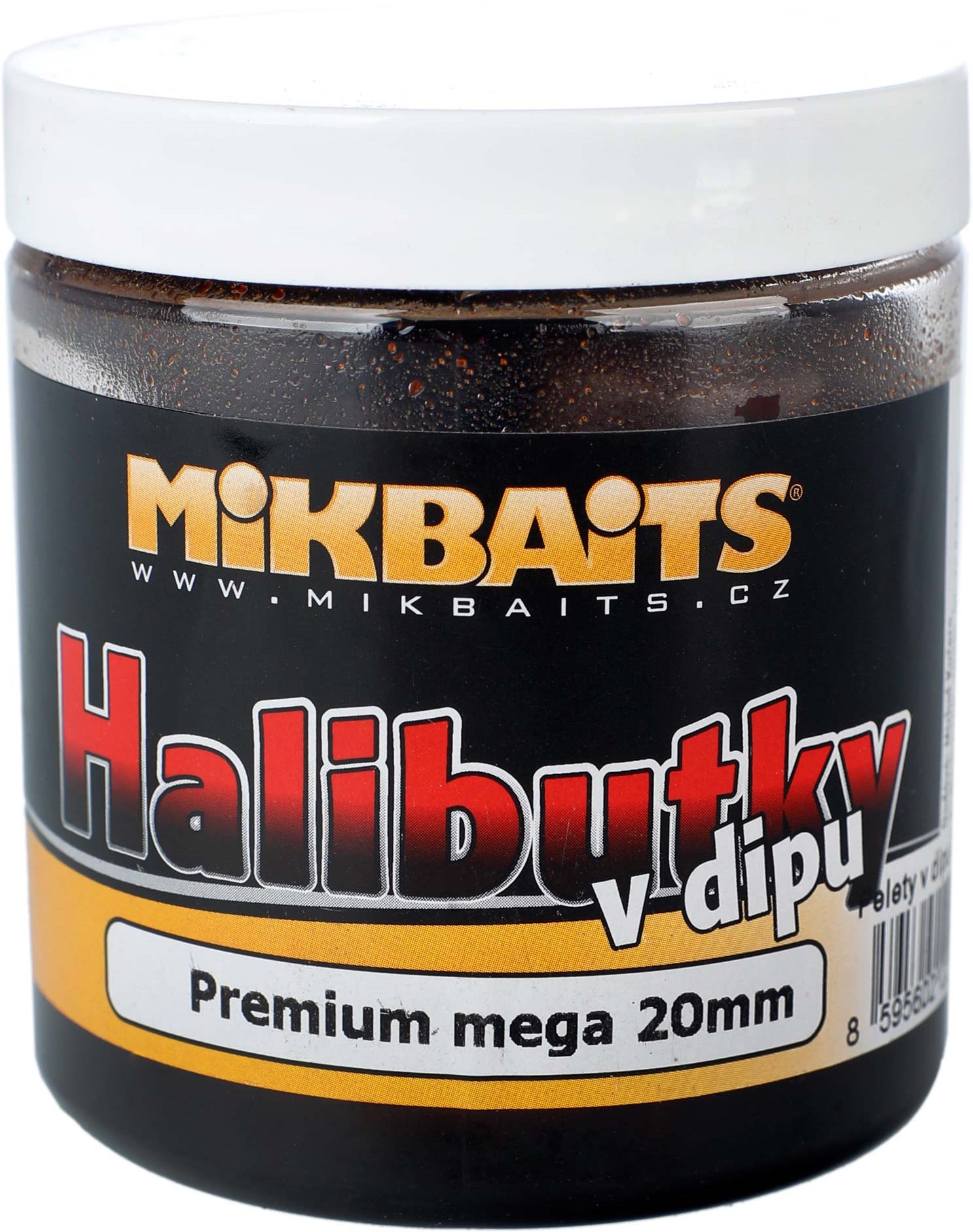 Mikbaits Halibutky v dipu Premium 20mm 250ml