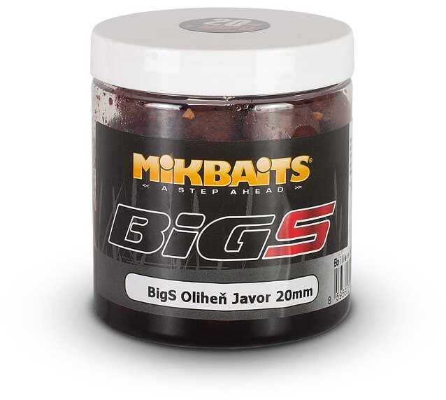 Mikbaits BiG Boilie v dipu BigS Oliheň Javor 20mm 250ml