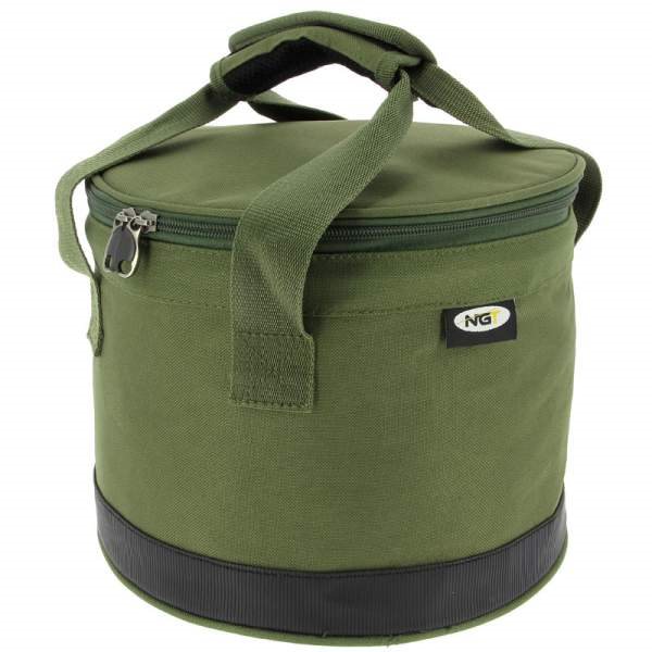 NGT Bait Bin with Handles and Cover Green