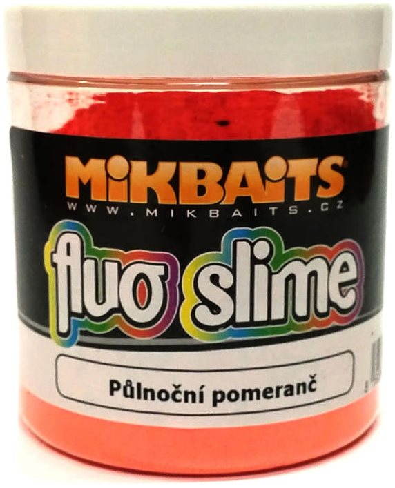Mikbaits - Fluo slime obalovací Dip Půlnoční pomeranč 100g