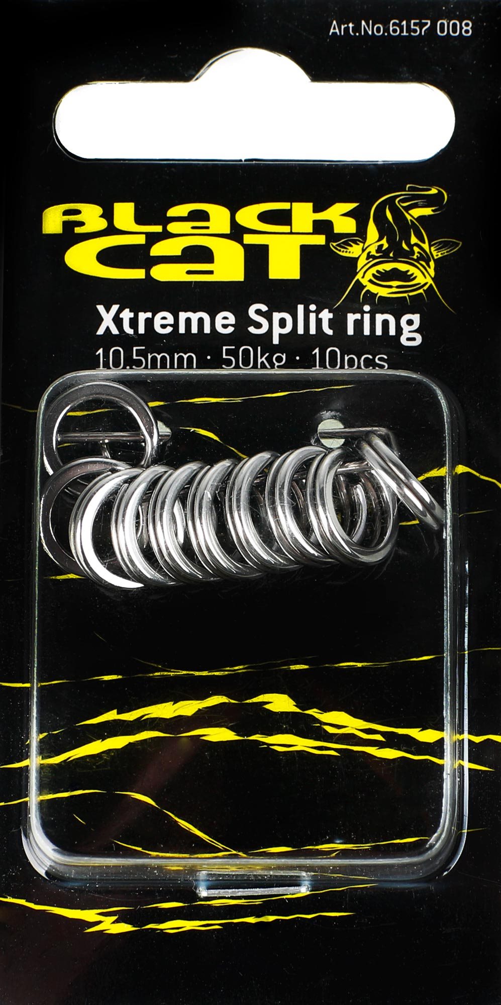 Black Cat Xtreme Split Ring 10,5mm 50kg 10ks