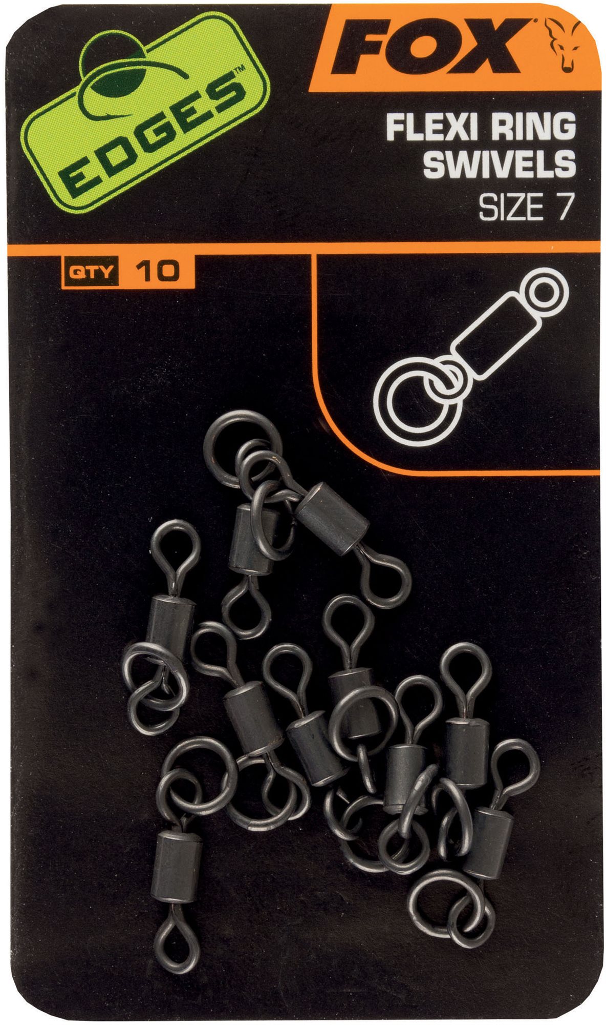 FOX Flexi Ring Swivel Velikost 7 10ks