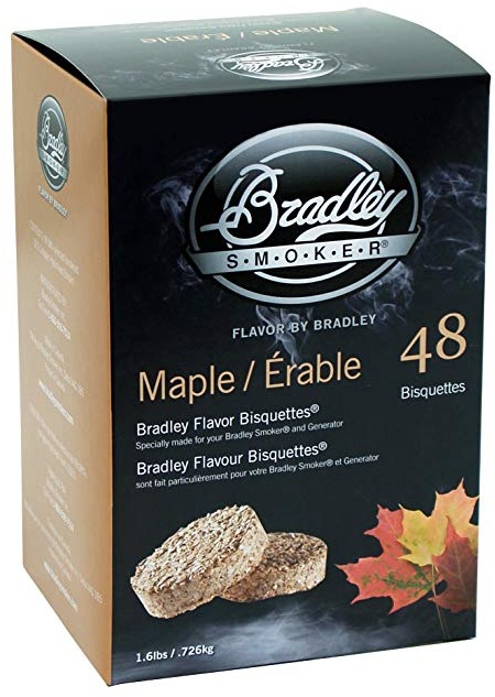 BRADLEY SMOKER Brikety Javor 48 kusů