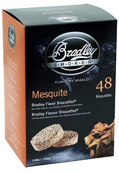 BRADLEY SMOKER Brikety Mesquite 48 kusů
