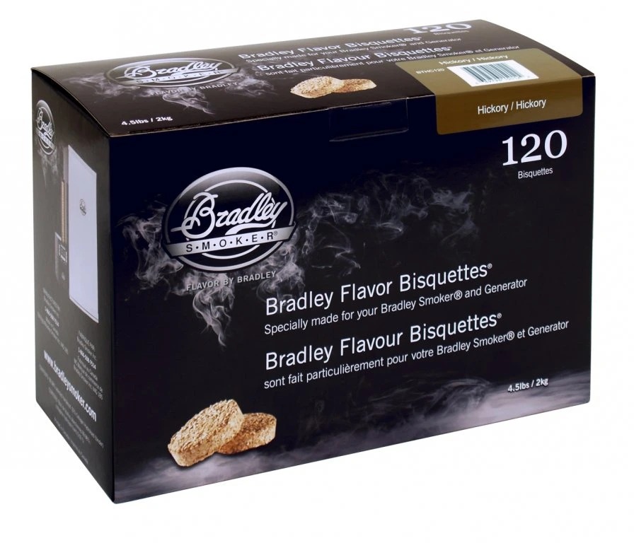 BRADLEY SMOKER Brikety Hickory 120 kusů