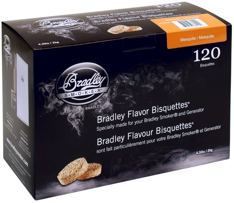 BRADLEY SMOKER Brikety Mesquite 120 kusů