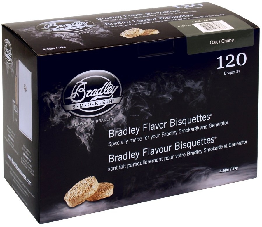 BRADLEY SMOKER Brikety Dub 120 kusů
