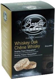 BRADLEY SMOKER Brikety Whiskey Dub 120 kusů