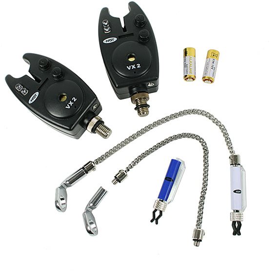 NGT Bite Alarm VX2 2ks + Řetízkový swinger 2ks