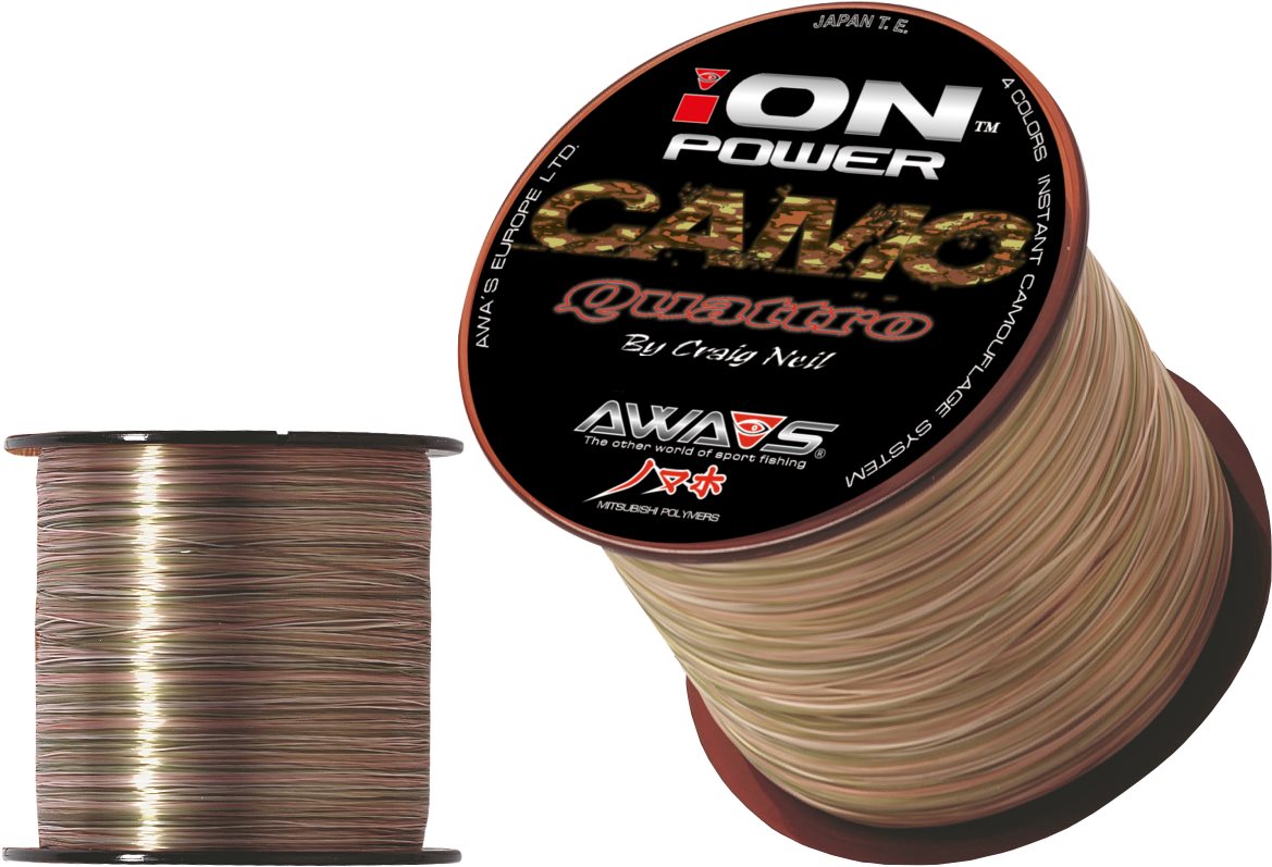 Awa Shima - Vlasec Ion Power Camo Quattro 0,323mm 15,9kg 600m
