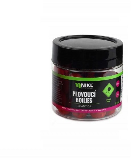 Nikl - Plovoucí boilies Gigantica tmavě červená 50 g 14 mm