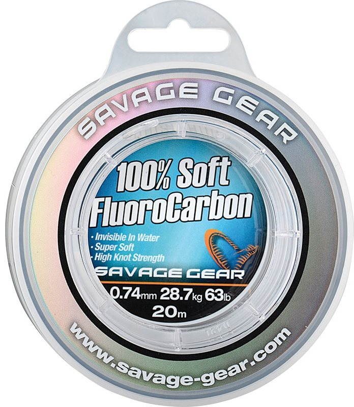 Savage Gear - Soft Fluoro Carbon 0,22mm 3,5kg 7,6lb 50m