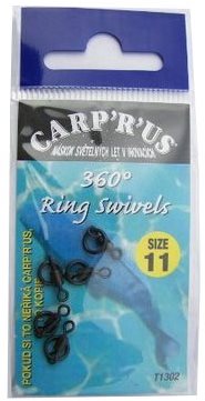 Carp´R´Us 360° Ring Swivel Velikost 11 8ks