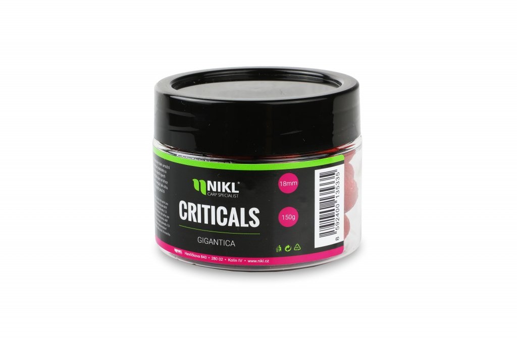 Nikl Criticals boilie Gigantica 18mm 150g