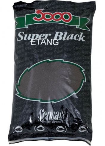 Sensas 3000 Super Black Etang 1kg