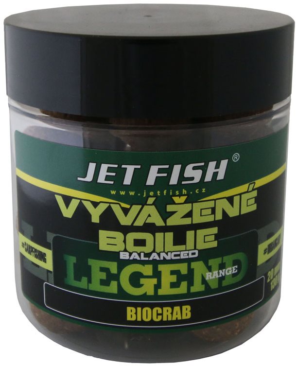 Jet Fish Vyvážené boilie Legend Biocrab 20mm 130g