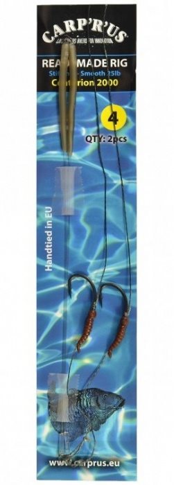 Carp´R´Us Ready Combi Rig Stiff Link 50lb Smooth 25lb CNT Velikost 4 2ks