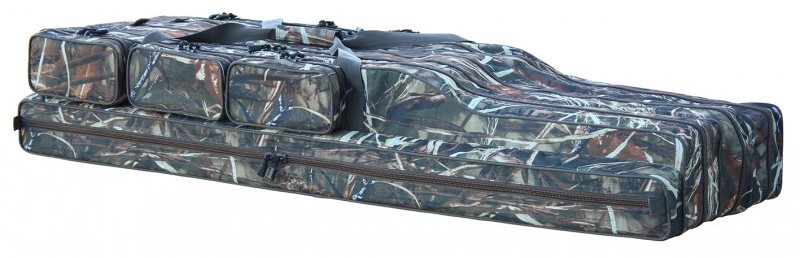 Suretti Obal na pruty tříkomorový 125cm Camo