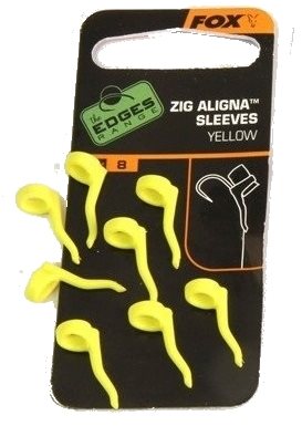 FOX Zig Aligna Sleeves Žluté 8ks