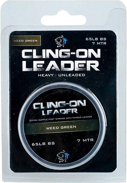 Nash Cling-On Leader 65lb 7m Weed Green