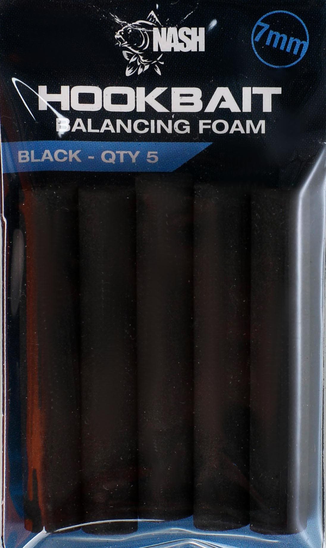 Nash Bait Balancing Foam Black 7mm 4,5cm 5ks