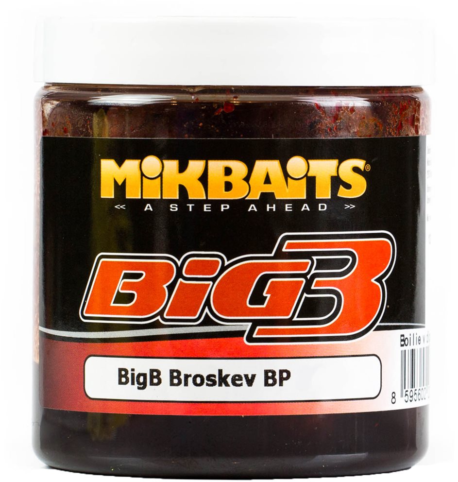 Mikbaits BiG Těsto BigB Broskev Black pepper 200g