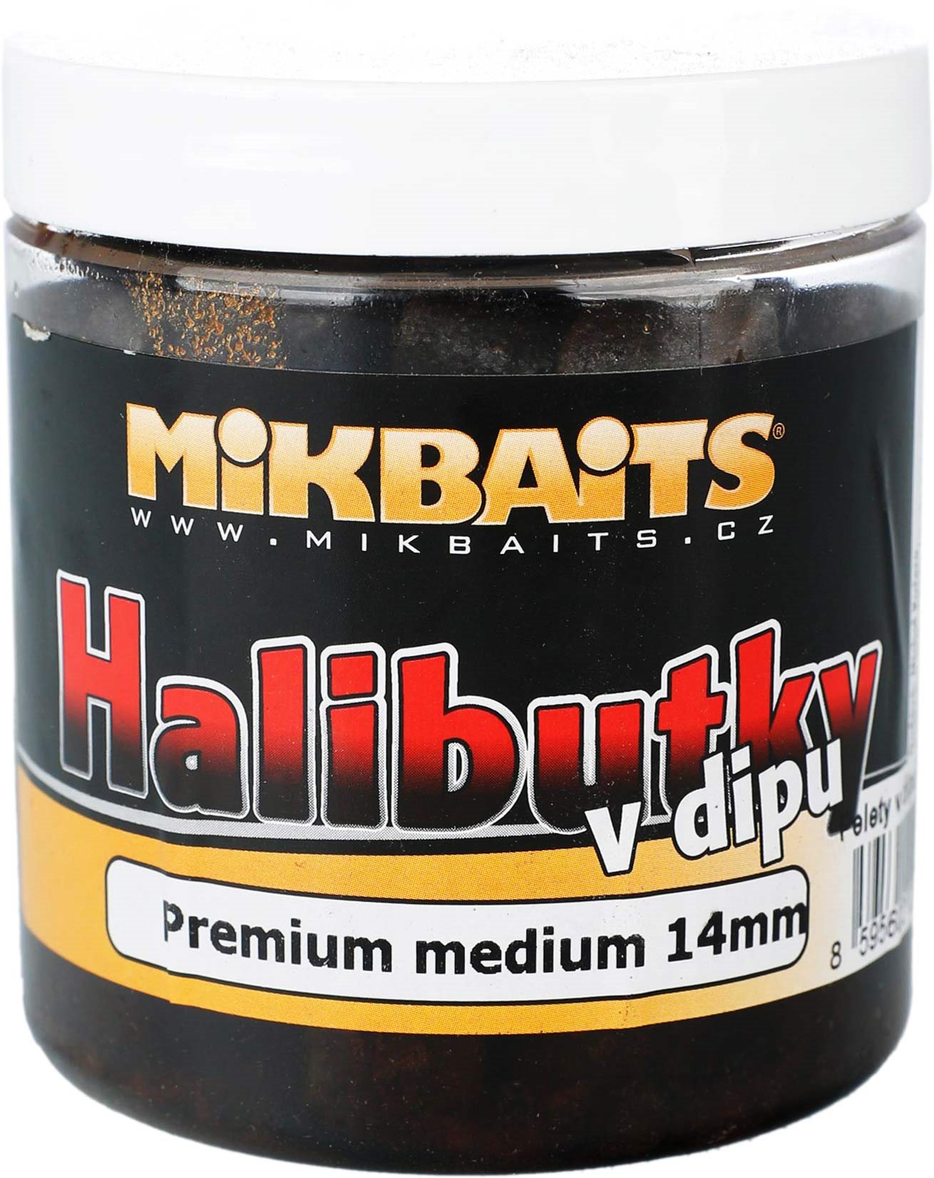 Mikbaits Halibutky v dipu Premium 14mm 250ml