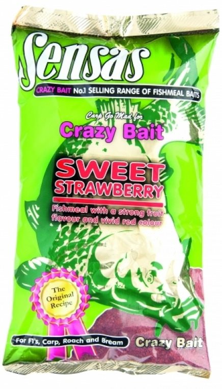 Sensas Crazy Bait Sweet Strawberry 1kg