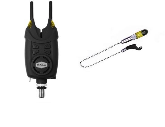 Delphin Hlásič Optimo 9V Žlutý (swinger CSW II + Snag Gears)