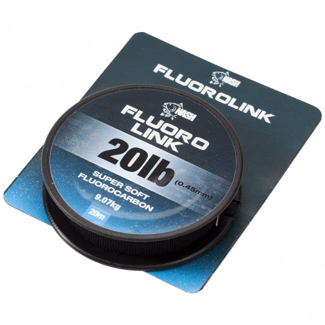 Nash Fluorocarbon Fluorolink 0,45mm 20lb 20m