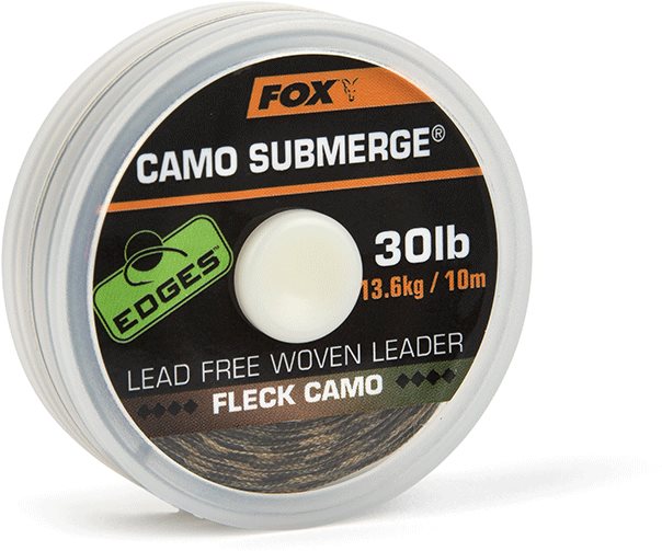 FOX - Šňůra Camo Submerge Lead Free Leaders 13,6kg 30lb 10m Fleck Camo