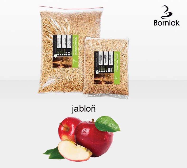 BORNIAK Dřevěná štěpka do udíren 10l Jabloň