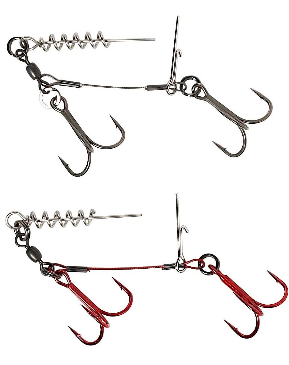 Savage Gear Carbon49 Corkscrew Stinger 2x Velikost 2/0 31kg 2ks