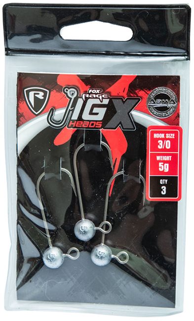 FOX Rage Jig X Heads 10g Velikost 4/0 3ks