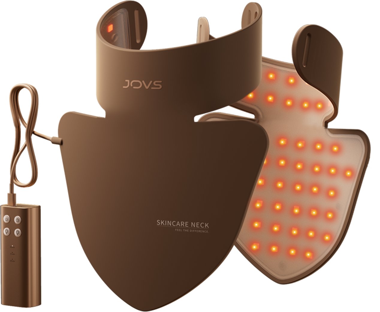 JOVS LED světelná maska na krk a hrudník